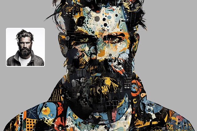 abstract photoshop actions