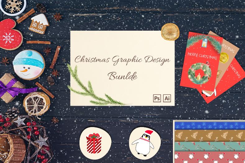 Christmas Graphic Design Bundle Cover Image