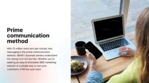 Prime communication method feature of Easy Text Markteting - unlimited SMS Marketing. best text message marketing service, top sms marketing platforms