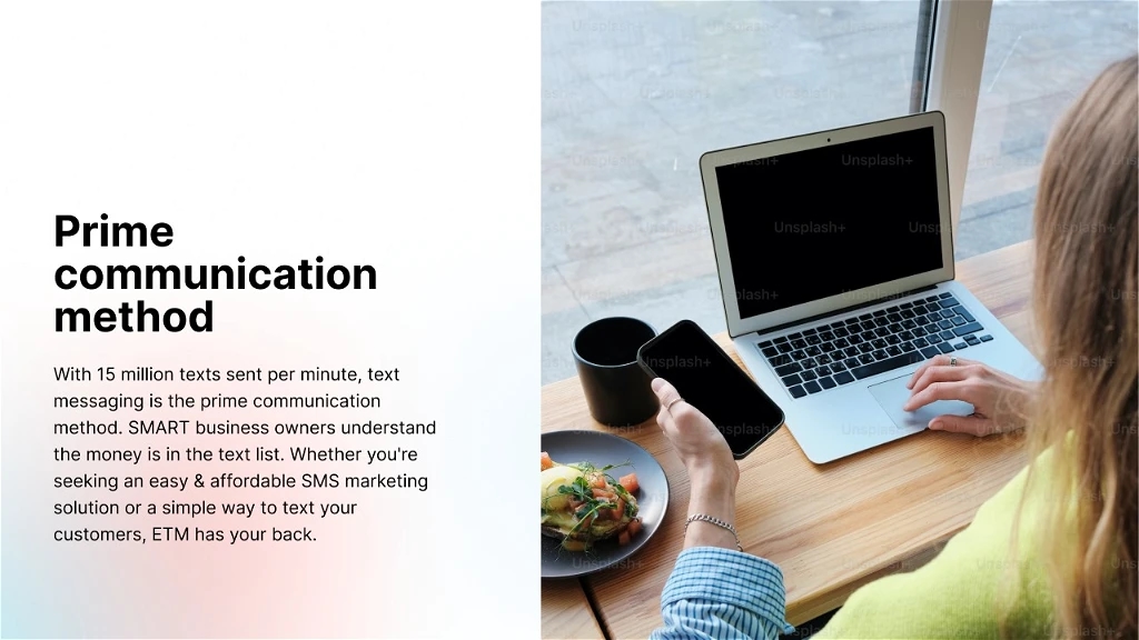 Prime communication method feature of Easy Text Markteting