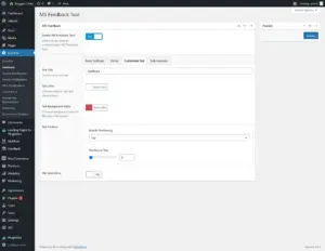 MS Feedback tool marketing wordpress plugin installed
