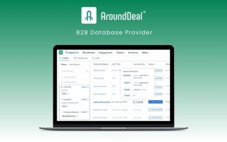 Feature image of AroundDeal - B2B Database Provider
