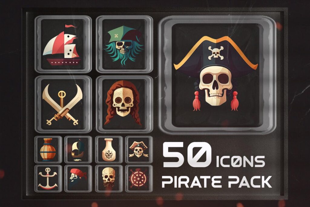 Pirate icons