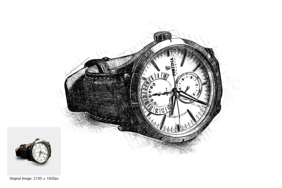 sketch filter photoshop
