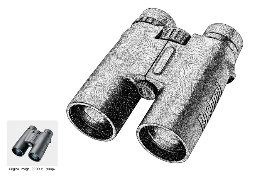 Binocular with sketch effect from Sketch Studio - Pencil Sketch Effect