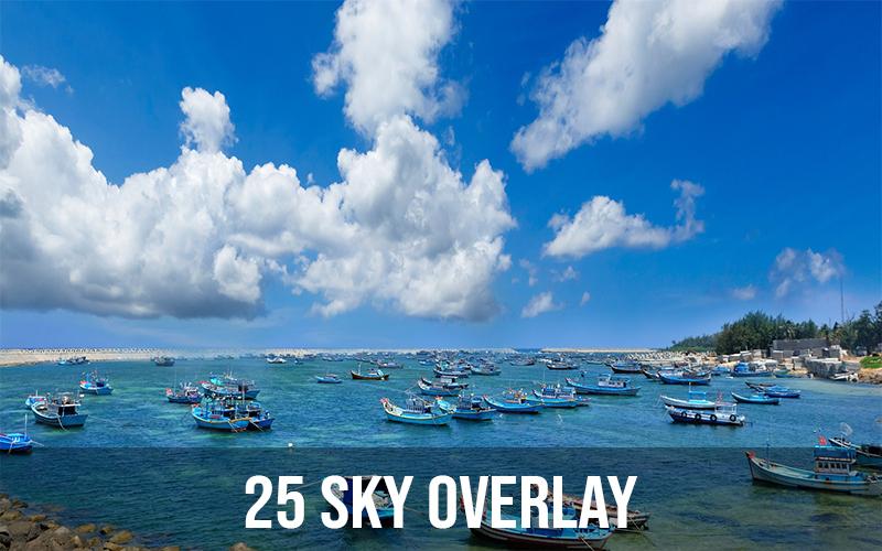 seascape with sky overlay from the mega photo overlay bundle