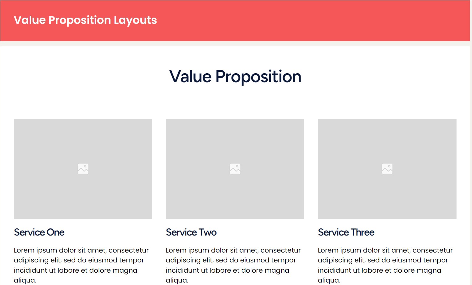 Editable UI templates For Carrd Value Proposition Layouts