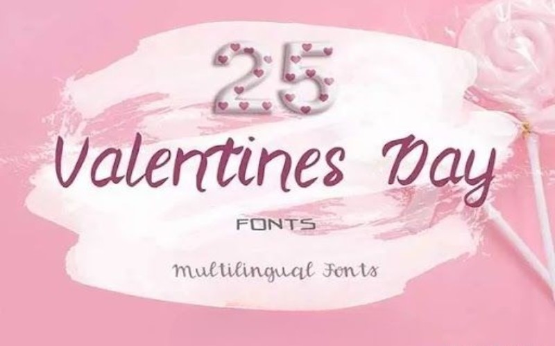 Valentine-fonts-bundle feature image