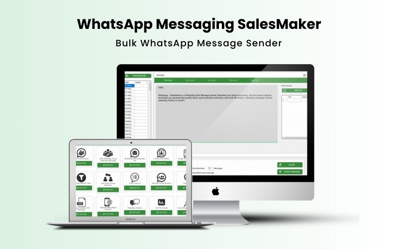 WhatsApp Messaging SalesMaker - WhatsApp Bulk Messaging feature Image