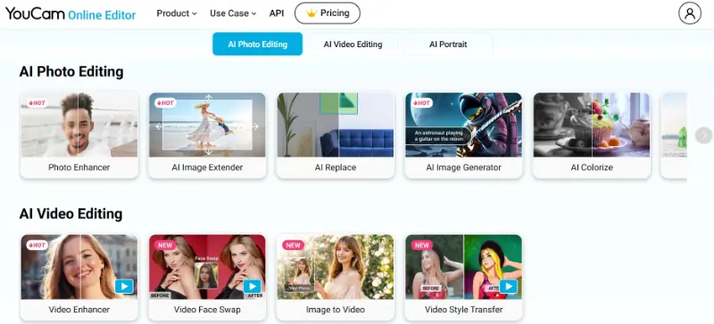 YouCam online Editor
