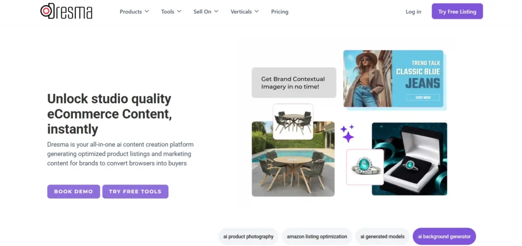 Dresma - eCommerce Content Creator