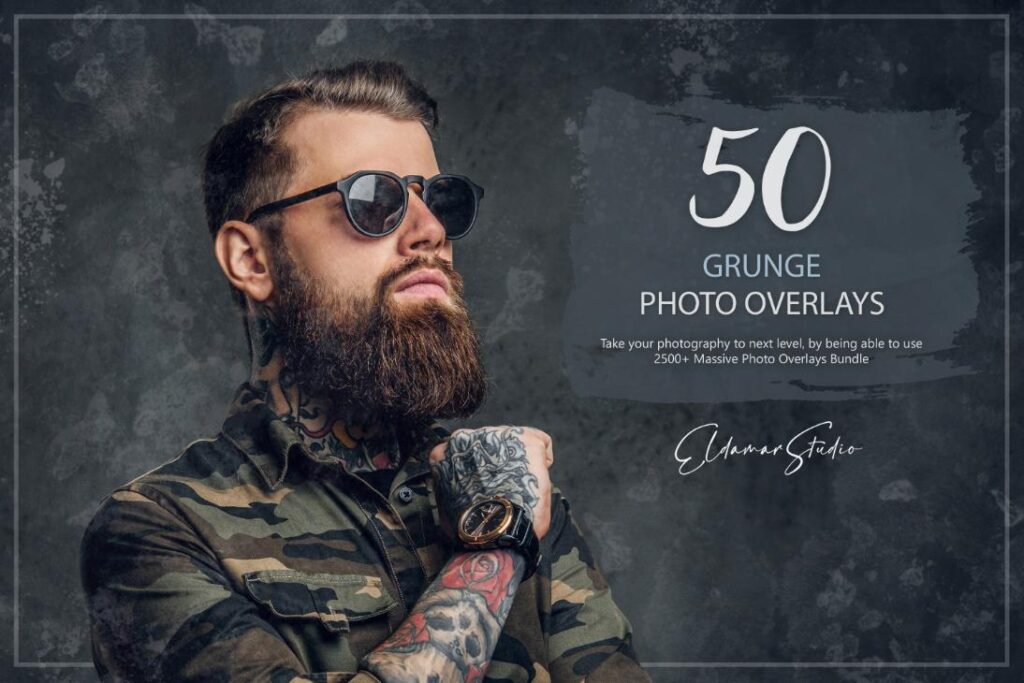 Grunge Image Overlays Preview