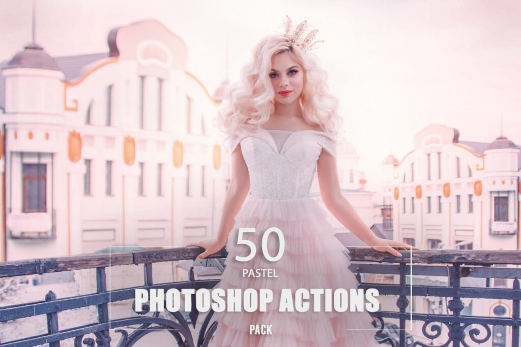 Pastel Photoshop Actions Preview Images