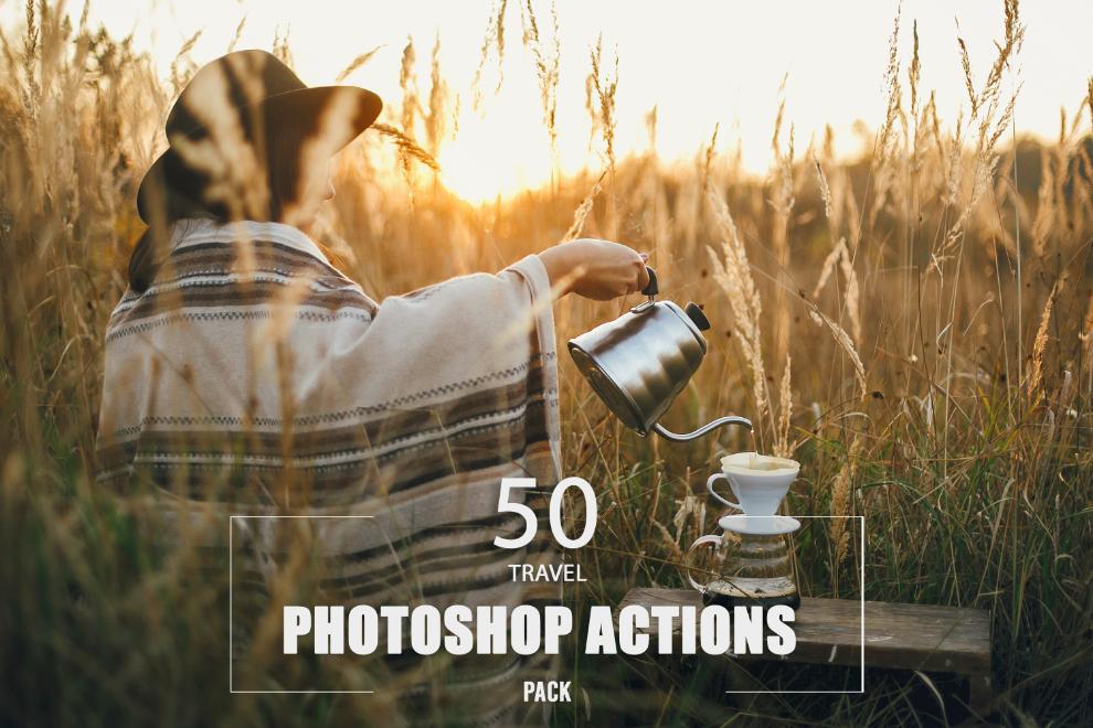 Travel Photoshop Actions Preview Image