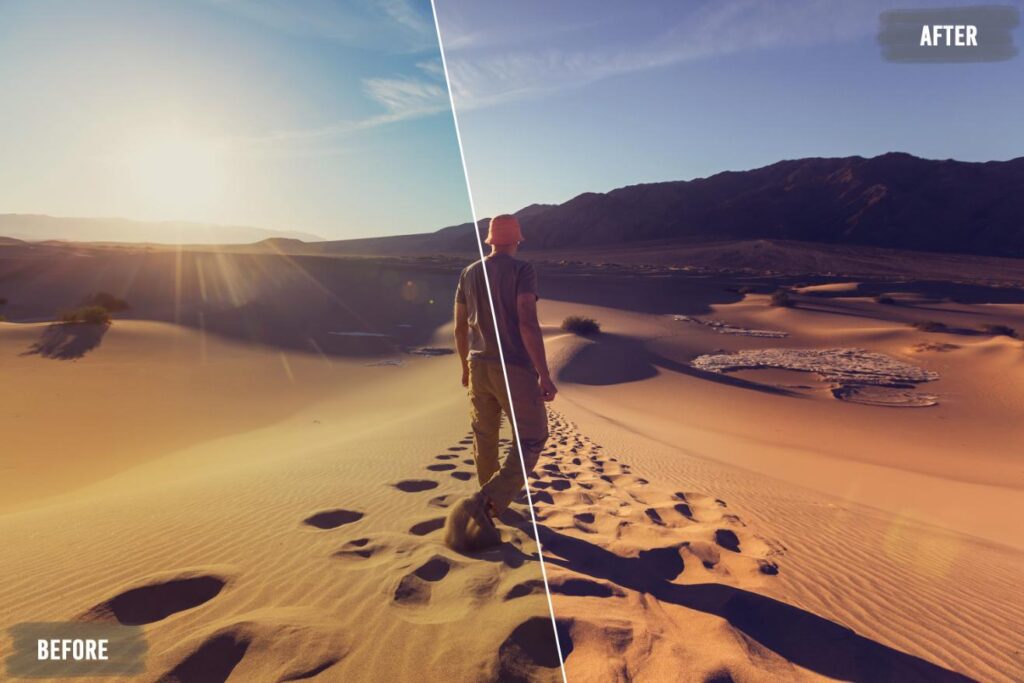 Before & After Image of Travel PS Actions