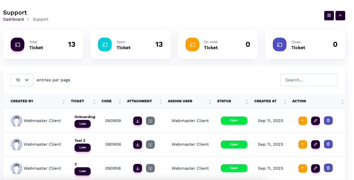 the dashboard of your erp - business erp software showcasing tasks assigned