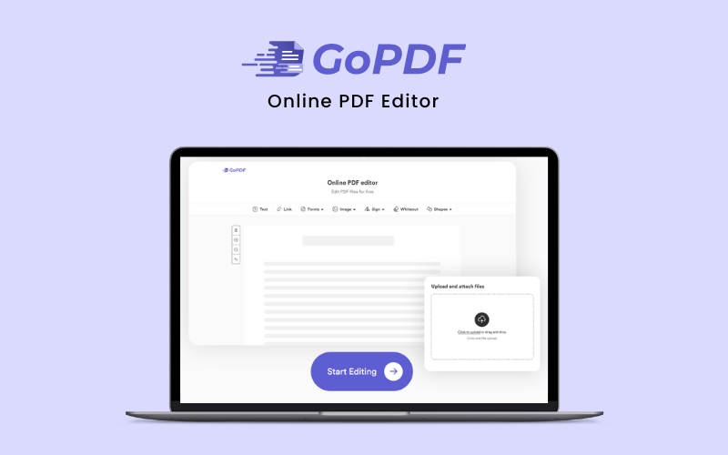 GoPDF - Online PDF Editor feature image