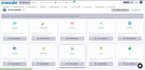 All 10 marketing tools included in OneSuite Lead Generation and Marketing Platform