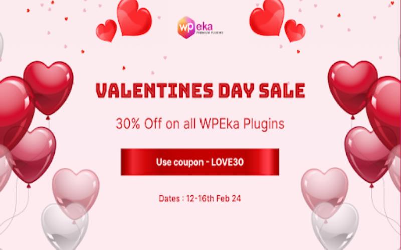 WPeka Valentines Day Sale banner