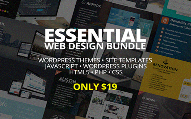 Essential Web design Bundle Feature Image