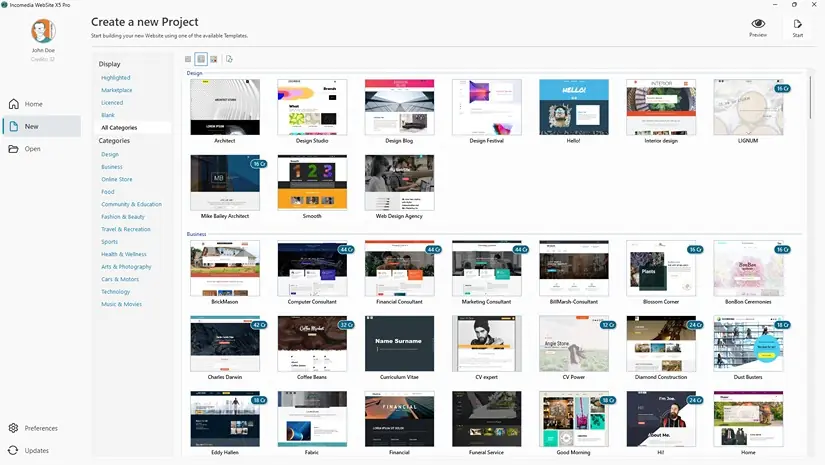 <b>Create A New Project</b>