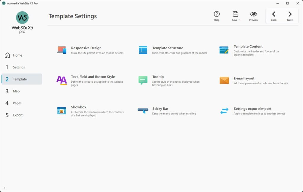 <b>Template Settings</b>