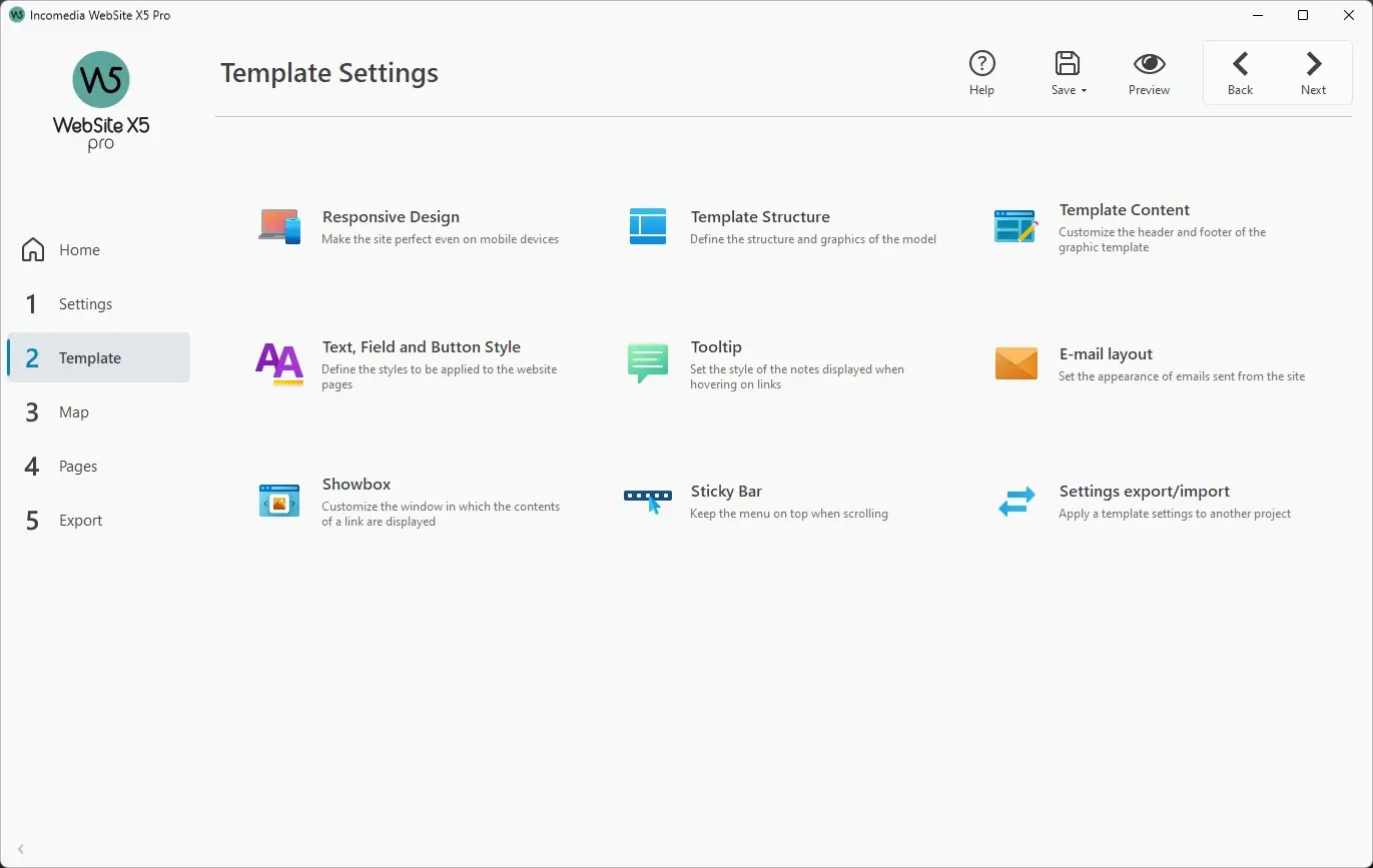 <b>Template Settings</b>