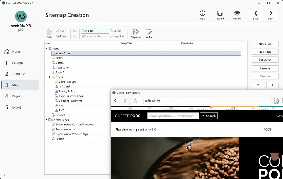<b>Sitemap Creation</b>