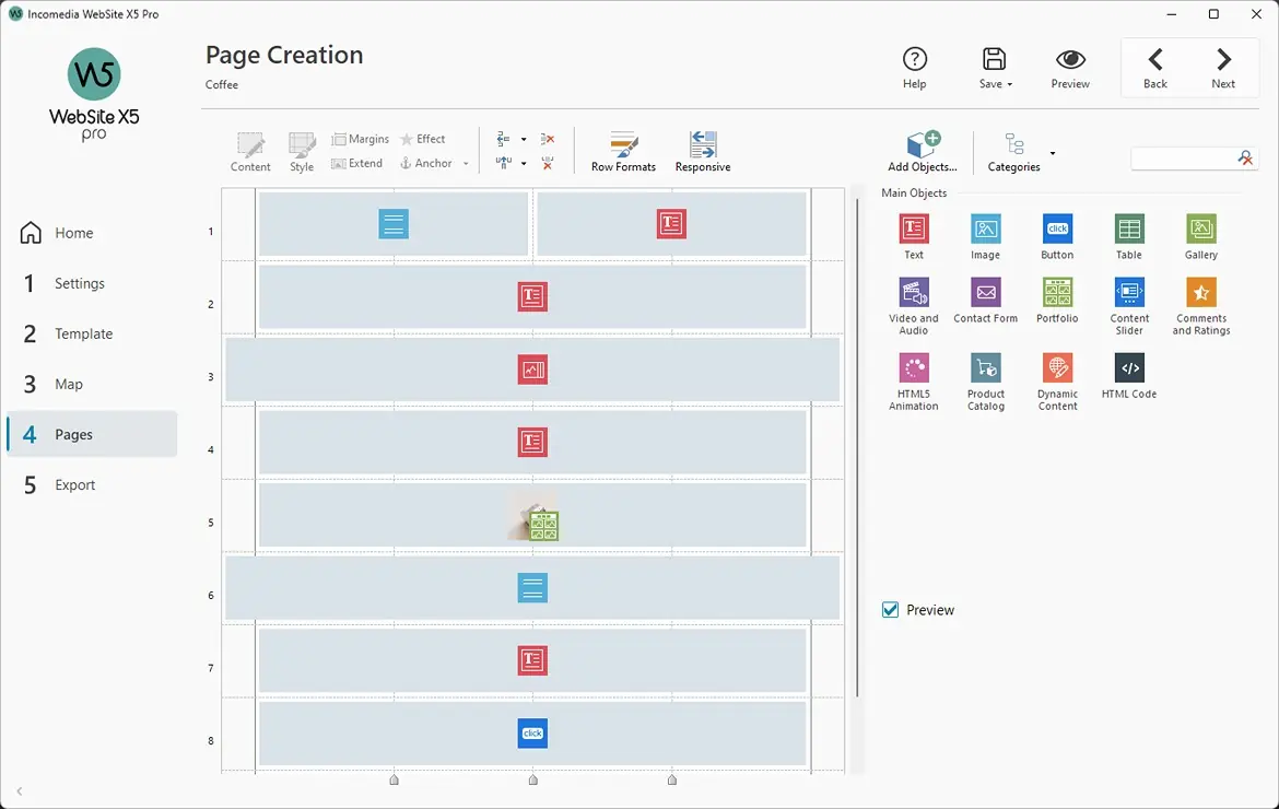 <b>Page Creation</b>