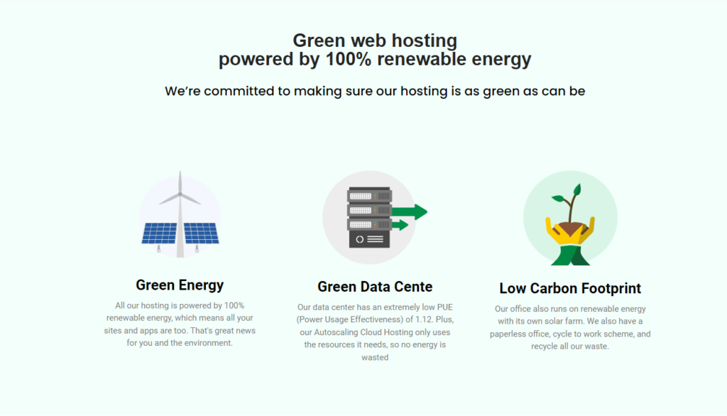 Green Web Hosting Preview