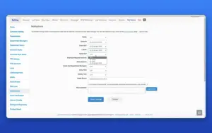 Shift and PTO management with late and early clock-out notifications in OpenTimeClock time clock software