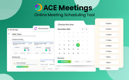 ACE Meetings - Online Meeting Scheduling Tool feature image