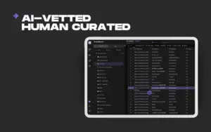 Dashboard of Creator Contacts - content creator database