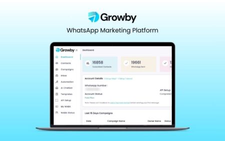 Growby - WhatsApp marketing platform feature image