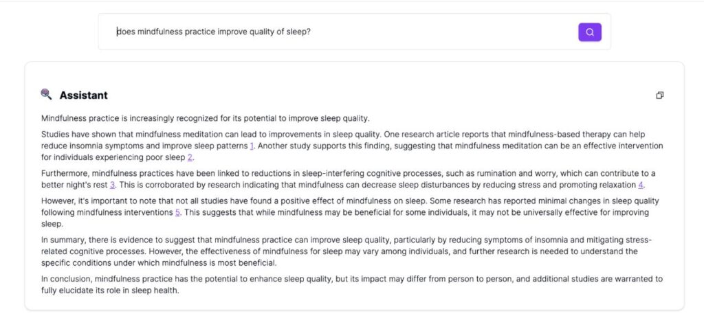 Ai Research Assistant Tool - AI Answers based on research