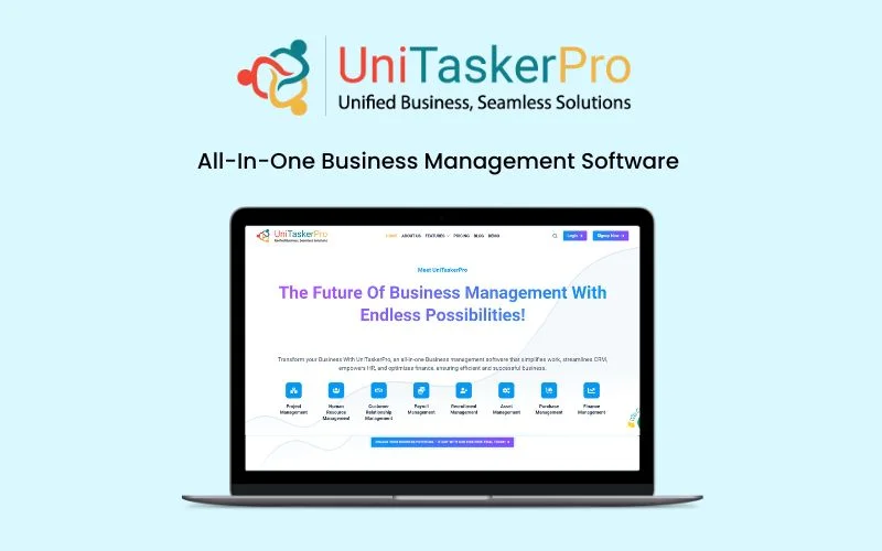 UniTaskerPro -All-In-One Business Management Software Banner