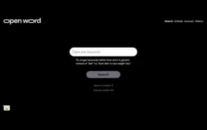 Article generation confirmation of OpenWord AI SEO Content Writer
