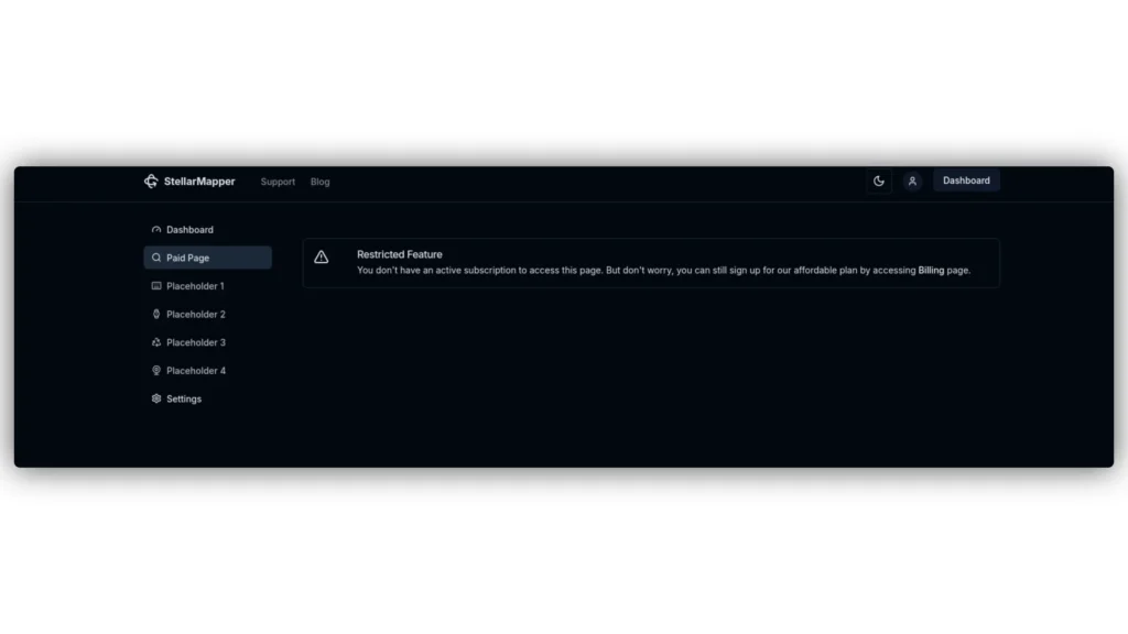Paid page preview of 31saas - build a saas product
