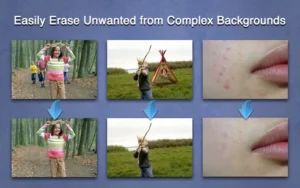 remove people from photos feature of Super eraser pro - Photo eraser for Mac