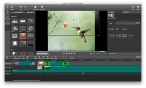 Add amazing effects to your shots in this movie editing software for mac