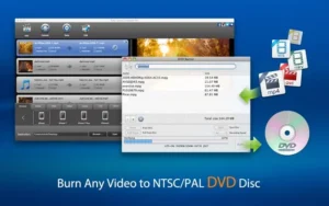 Burn videos to DVD preview