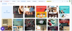 Landing Pages preview