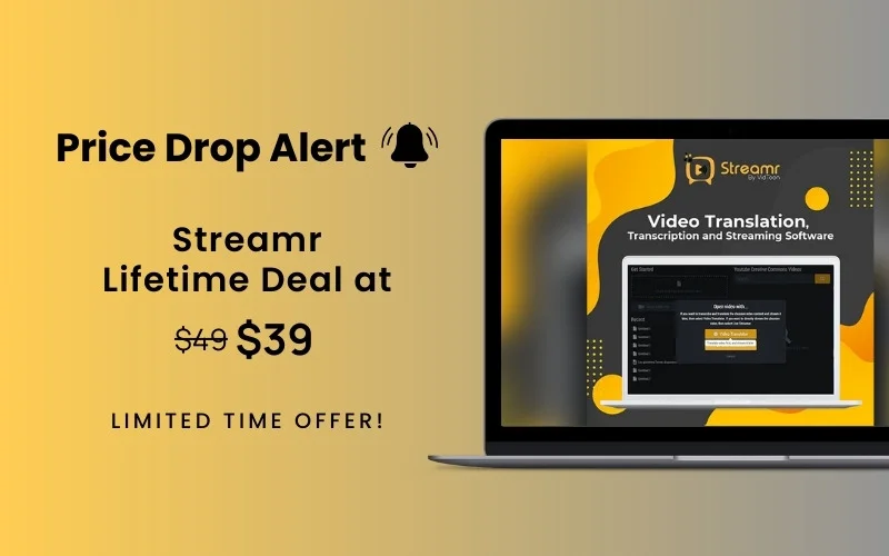 Streamr Mother's Day Sale Banner