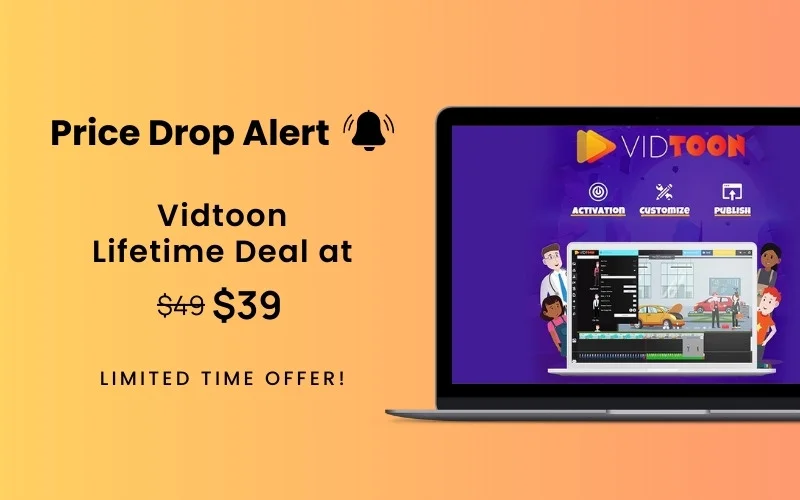 Vidtoon pricedrop banner