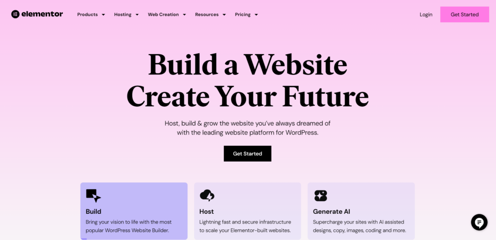 Overview of Elementor Page Builder website