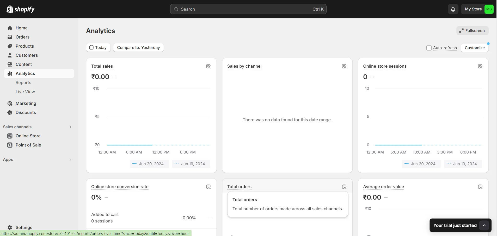 PaySync Analytics Feature User Interface