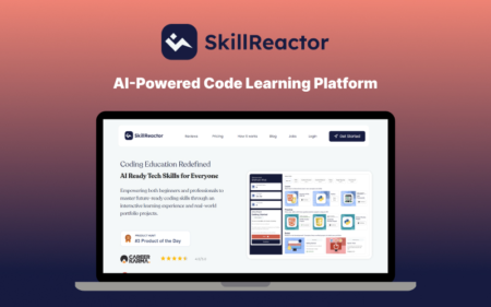 SkillReactor - AI Code Learning platform feature image