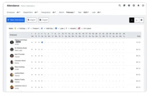 Attendance Tracking