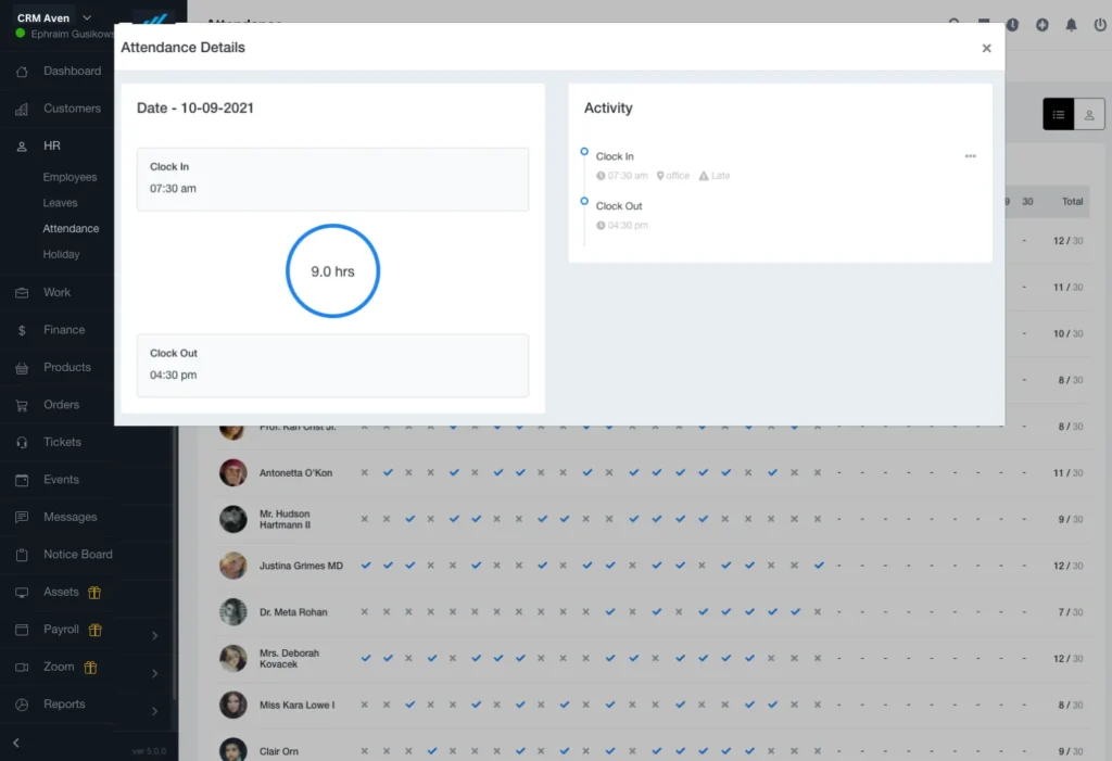 crm-aven-hr-management