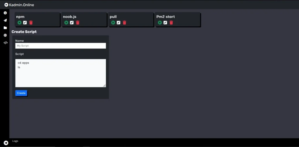 kadmin-server-automation